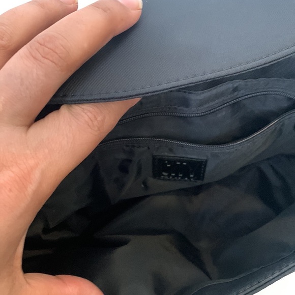 DkNy shoulder bag leather and fabric - Picture 12 of 13